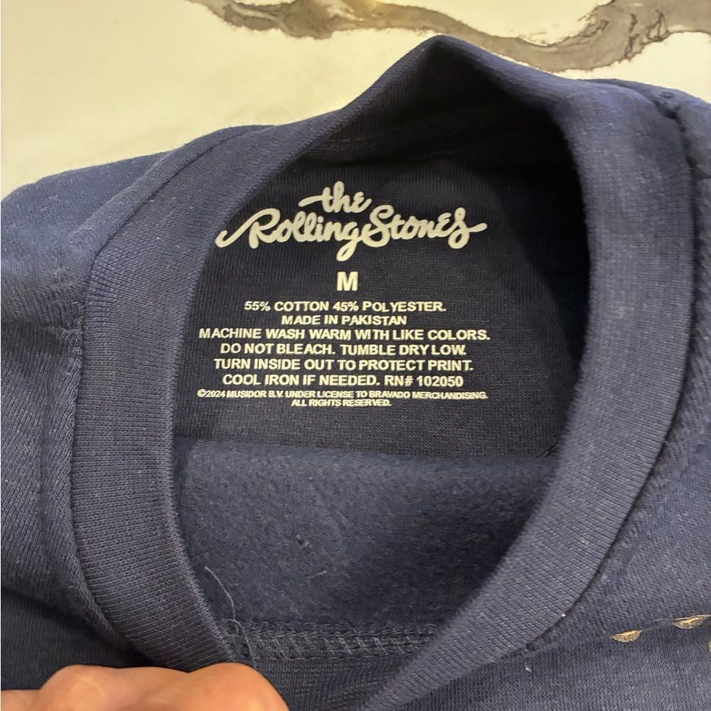 The Rolling Stones Navy Blue Sweater - Picture 5 of 6